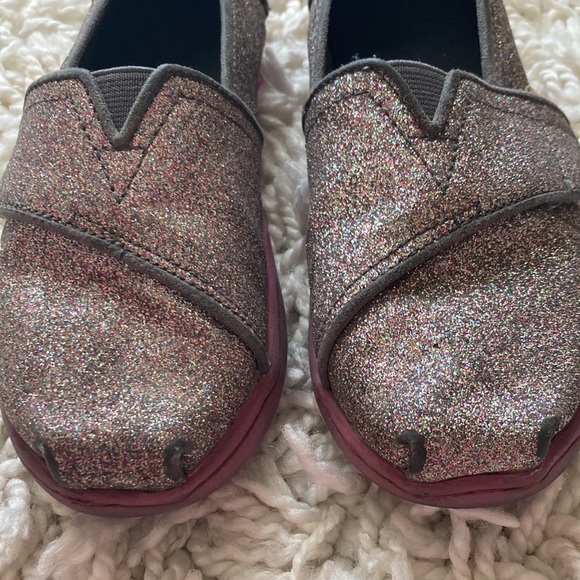 TOMS Sparkle Glitter Shoe Size 11 - Picture 4 of 13